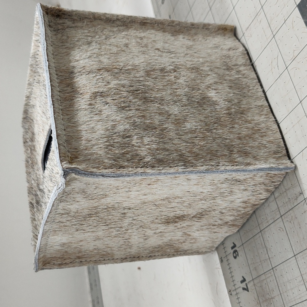Leather Tissue Box Cover -made In Montana-new - Picture 3 of 4